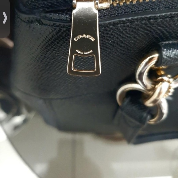 Coach Large Brooke Crossgrain Leather Carry All Satchel Handbag 25926 … - Picture 6 of 14